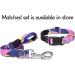 Suredoo Adjustable Dog Collar - Soft Nylon for Small & Medium Dogs - Purple Geometry (L 38-63 cm) - Buy Online on GoSupps.com