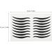  Healvian 80 Pairs Reusable Black Eyeliner Stickers Temporary Eyeliner Sticker for Eye Makeup Invisible Eyeliner Tape for Eyes Party and Show Sticker - Buy Online on GoSupps.com