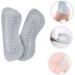 9 Pairs Anti-Wear Foot Stickers - Wear-Resistant Anti-Slip Heel Pads for High Heels | Cow Leather Cushion & Rear Heel Sticker - Grey - Buy Online on GoSupps.com
