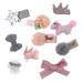 minkissy 2 Sets Hair Barrettes for Girls Hair Clips for Kids Hair Clips for Girls Girl Hair Clips Bow Hair Clips Bowknot Hairpin Flower Hairpin Baby Bow Tie Issue Card