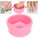 Hand Soak Bowl Portable Lightweight Nail Art Soak Bowl Durable False Nails For Clean Fingers Nail Art Remove Nail Polish - Buy Online on GoSupps.com