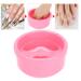 Hand Soaking Bowl - Thick Pink Portable Manicure Tool for Nail Salons | International Shipping - Buy Online on GoSupps.com