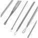 WOONEKY 1 Set Blackhead Removal Tool Specialty Tools Pimple Tool Pimple Remover Stainless Steel Silver - Buy Online on GoSupps.com