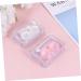 Solustre 6-Pack Mini Contact Lens Containers - Japanese Style Holder with Mirror & Cleaning Case - Buy Online on GoSupps.com
