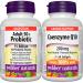 Webber Naturals Probiotic Adult 50+ 15 Billion Active Cells 10 Probiotic Strains 30 Capsules For Digestive Health and Constipation Relief Vegan & Coenzyme Q10 (CoQ10) 200mg SUPPLEMENT + SUPPLEMENT WN3264U