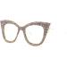 Buy Mincl Cat Eye Reading Glasses - Bling Rhinestones & Black Diamond Frame Anti Blue Light 2.0x Magnification - International Shipping Available - Buy Online on GoSupps.com
