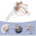 FRCOLOR Butterfly Flower Hairpin Hair Accessories Rhinestone Hair Clip Chinese Decor Decorative Hairpin Floral Hair Sticks for Buns Styling Hair Clips Fine China Imitation Pearls Miss - Buy Online on GoSupps.com