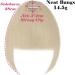 Bangs Hair Clip Synthetic Fake Blunt Air Bangs Clip In Hair Extensions Fake Fringe False Hairpiece For Women Clip In Bangs Fake Hair Bangs Clip in Hair (Color : 613C) - Buy Online on GoSupps.com