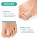 Welnove Toe Sleeve Protector Tubes with Gel for Bunion, Callus, Corn, Blister, Hammer Toe - 6 Pack (3 Large, 3 Small) - Buy Online on GoSupps.com