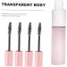 SOESFOUFU 30 Pcs Mascara Empty Tube Eye Gloss Liquid Tube Refillable Clear Bottles Mini Lipsticks Plastic - Buy Online on GoSupps.com