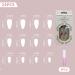 Luvadeyo 24 PCs Almond Press-On Nails | Rainbow Acrylic Fake Nails with Glue for Women & Girls - Buy Online on GoSupps.com