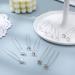 AUXSOUL Bridal Hair Pins - Crystal Pearl U-Shaped Diamond Clips for Wedding - 30Pcs (6 Styles) - Buy Online on GoSupps.com