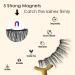 Magnetic Eyelashes Kit - 5 Pairs with Eyeliner & Applicator | Reusable Glue-Free Natural Look - Ideal for Effortless Beauty - Buy Online on GoSupps.com