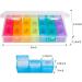 7 Day Weekly Pill Organizer 3 Times a Day - Non-BPA Food Grade Plastic - Lightweight & Travel Friendly - Ideal for Supplements, Vitamins & Medications - Buy Online on GoSupps.com