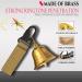 Solid Brass Bear Bell with Whistle for Hiking, Biking, Fishing & Climbing - Buy Online on GoSupps.com