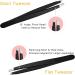 Jiasoval 4-Piece Eyebrow Tweezers Set - Precision Plucking & Face Hair Removal | Stainless Steel Beauty Tool for Women - Buy Online on GoSupps.com