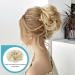 CPJJ 1 item Fluffy meatball head Hair ponytail extension Fake ponytail Hairpiece Hair Ribbon Ponytail Extensions Hair Extensions Wavy Curly Messy Hair Bun Extensions Donut Hair Chignons(A) - Buy Online on GoSupps.com