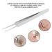 Curved Pimple Removal Tweezers - Stainless Steel Blackhead Extractor with Storage Box | Facial Care Tools for Flawless Skin - Buy Online on GoSupps.com
