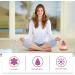 EXCEART Stone Lamp - Crystal Aroma Diffuser & Wax Tart Burner for Home | Scented Oil Warmer & Salt Rock Light in Purple Glass - Buy Online on GoSupps.com