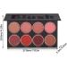 Blush Palette - 8 Colors Face Blush Makeup Palette Set for Light Skin Dark Skin - Mineral Face Blush Powder - Long Lasting Makeup Palettes - Professional Facial Beauty Makeup Blush/l - Buy Online on GoSupps.com