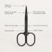 Mylee Straight Edge Nail Scissors Professional Sleek Matte Black Stainless Steel Salon-Quality Nail Scissors for Precision Trimming of Nail Edges and Creating Straighter Shapes - Buy Online on GoSupps.com