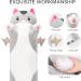 Mewaii 44in Long Gray Cat Plush Pillow - Cute Stuffed Animal Squishy Toy for Kids - Buy Online on GoSupps.com