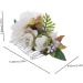 Ipetboom Bridal Hair Accessories Hair Pin Hair Barrettes Tiara Flower Bridal Side Comb Wedding Hair Comb Wedding Bride Hair Comb Hair Comb for Bride Comb for Bridal Tuck Comb Silk Flower - Buy Online on GoSupps.com