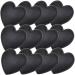 Housoutil schnapps glass 20 pairs of glasses anti-cover glass holder glasses holes glasses ears glasses stuff glasses accessories glasses handles Exchange glasses ears anti-clip black silica