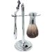 Lefeda Simply Silver Razor Brush Set | Pure Roof Hair & Chrome-Plated Handle | Men's Shaving Essentials - International Shipping - Buy Online on GoSupps.com