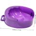 PartyKindom 1 Pi ce Tremper la base de main trempage dissolvant d'ongle clou bol de soin manucure bol de soin des ongles tremper le bol ongles plaque de manucure bol de manucure Violet mauve - Buy Online on GoSupps.com