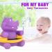 Shop Gientan 6 Styles Baby Bath Thermometer - Cute Purple Hippo Temperature Gauge for Safe Bathing - Buy Online on GoSupps.com