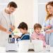 Fosoloni Toothbrush Holder - 4 Compartments & 2 Storage Slots | Family Toothbrush Organizer & Razor Holder - Buy Online on GoSupps.com