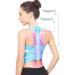 Adjustable Women's Brace Support Belt - Upper Back Posture Corrector & Lumbar Support Corset (Blue S) - Hunchback Correction - Buy Online on GoSupps.com