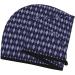 Ultra Plush Microfiber Hair Towel Wrap for Women - Ultra Absorbent Twist Turban for Curly Long & Thick Hair - Purple & Blue Squares - Buy Online on GoSupps.com