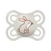 MAM Schnuller Perfect S135 - pacifier with an extra thin and flexible suction cup made of Skinsoft silicone ultraich for babies from 0+ months with automatic sterilization box Spanish version neutral
