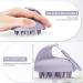 AONCO Scalp Massager Shampoo Brush - Soft Silicone Bristles for Dandruff Removal & Hair Growth - Purple - Buy Online on GoSupps.com