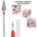 Tungsten Steel Nail Art Manicure Drill Bits Electric Pedicure Manicure Grinding Head for Filing Acrylic Nails Removing Gel Manicure Pedicure Home Salon Use (red mark) - Buy Online on GoSupps.com