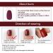 Laza 96pcs Colorful Fake Nails - Grape Rum Ballet Medium Matt Full Cover Long Acrylic Nails for Daily Use - Buy Online on GoSupps.com