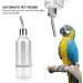 PSPSOP Parrots Drinking Fountain 180ml/350ml - Water Supply Bottles for Birds & Small Animals with Stainless Steel Nipple Dispenser - Buy Online on GoSupps.com