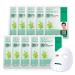 DERMAL Green Tea Collagen Essence Facial Mask Sheet 23g Pack of 10 - Hydrating and Soothing for Sensitive Oily Skin Revitalize Dull Skin Daily Skin Treatment Solution Sheet Mask