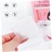 DOITOOL 2 1 Cotton Pads Face Wipes Makeup Removing Wipes Cleaning Tool Facial Puff Disposable Beauty Accessories Makeup Tool Makeup Cotton Wet Wipes Towel Skin Care White 5.8X5.3CM White - Buy Online on GoSupps.com