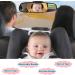 AIPINQI Baby Car Mirror | Rear and Forward Facing Easy View Cartoon Mirror for Infant and Newborn | 100% Shatterproof Safety | Bear Design - Buy Online on GoSupps.com