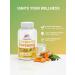 AROGLOBA Premium Turmeric Curcumin 60 Capsules Vegan Supplement with Moringa Leaf Ginger Root & Black Pepper Extract - Buy Online on GoSupps.com
