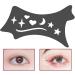 Silicone Winged Tip Eyeliners Contour - Flexible Soft Eyeliners Tool - Contour Eye Liners Guide Reusable Cleaning Cloths for Women Black - Buy Online on GoSupps.com