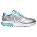 Callaway Women's AuroraGolf Shoe 38 EU Wide Silver Light Blue