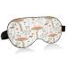 WELLDAY Sleep Mask Forest Mushroom Night Eye Shade Cover Soft Comfort Blindfold Blockout Light Adjustable Strap for Men Women