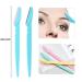 12 PCS Eyebrow Stencils Kit with Razors, Pencil & Stamp - Reusable Eyebrow Shaping Templates for DIY Makeup - Buy Online on GoSupps.com