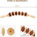 Premium Wooden Massage Roller Set - Anti-Cellulite Device for Deep Tissue Therapy & Neck Relief - Buy Online on GoSupps.com