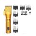 Hair Clippers Beard Trimmer for Men Electric Barber Professional Barber Clipper Barber Supplies Cordless Men Hair Clipper with LED Display USB Charging Gold