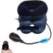 Cervical Neck Traction Device for Pain Relief | Neck Support & Bandage - Blue - Buy Online on GoSupps.com